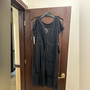 Floral Lace Midi Dress